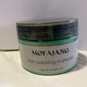 Mofajang Green Hair Coloring Material Temporary Hair Coloring Wax